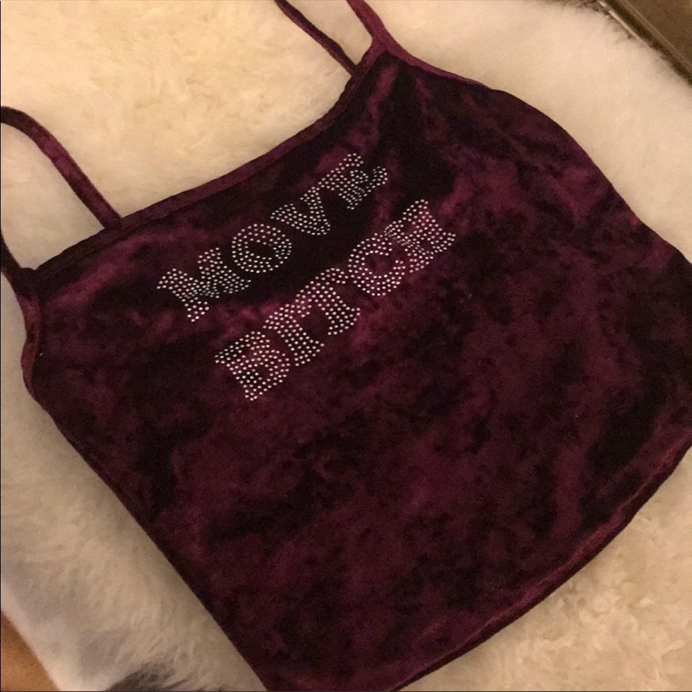 NWT MOVE BITCH CROP TANK